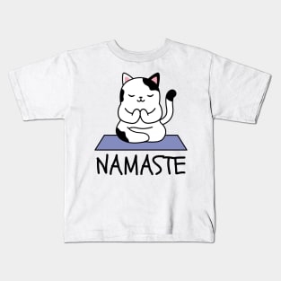 Yoga Cat Kids T-Shirt